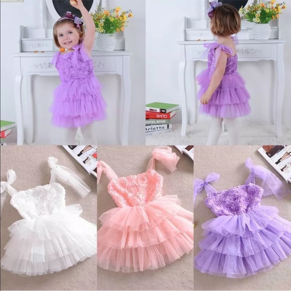 New sweet little girls tule dress 👗